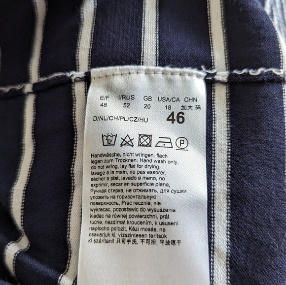 Betty Barclay floral/striped front zipper cardigan 18 - Picture 3 of 7